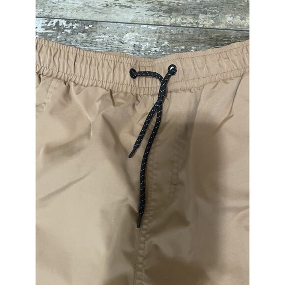 SP Essentials Men's Polyester Joggers Zipper Pockets Brown Size L - Picture 2 of 11